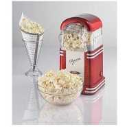 Electro Master Fast Porpcorn Maker For Making Healthy Porpcorn -Red