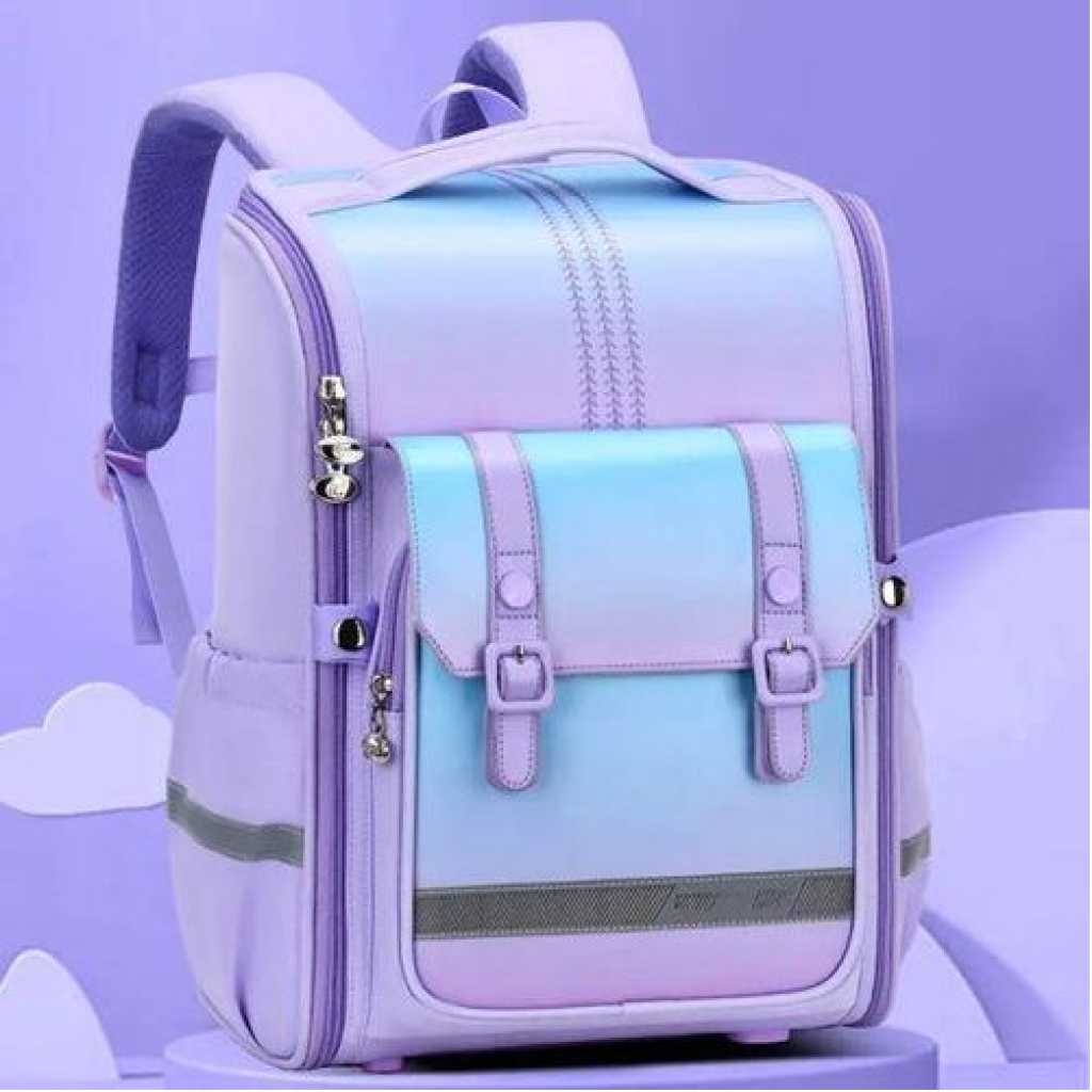 16 Inch Fashion School Bags Kids Backpack Many Pockets Waterproof Lightweight School Bags - Multicolor