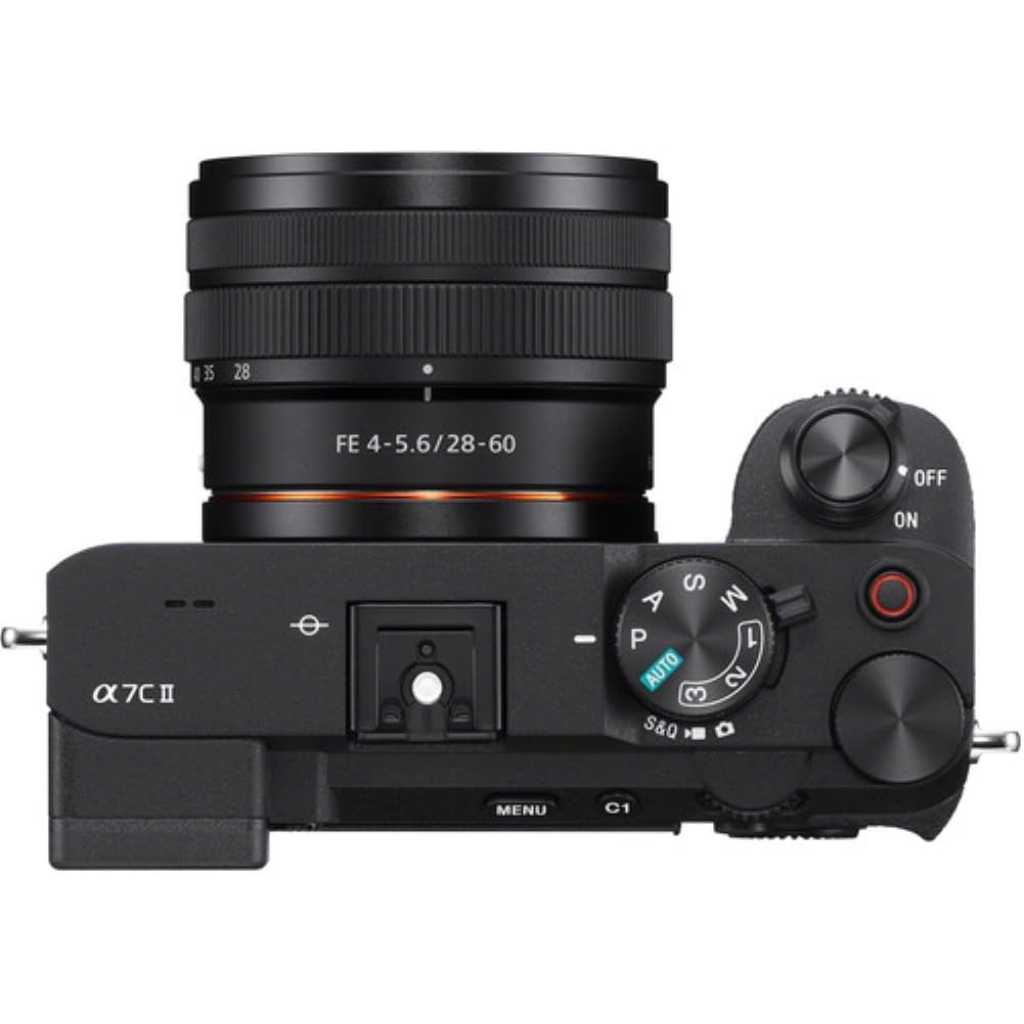 Sony Alpha 7C II Mirrorless Camera with 28-60mm Lens, F4-5.6, ILCE7CM2LBQAF1