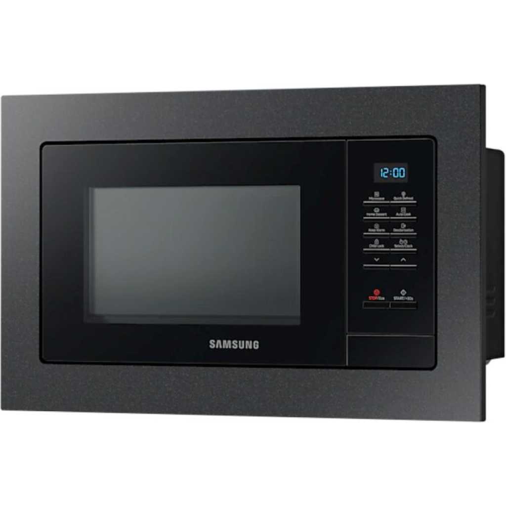 Samsung 23 Litres 60cm Built-in Microwave Oven MS23A7013AB/EO - Black