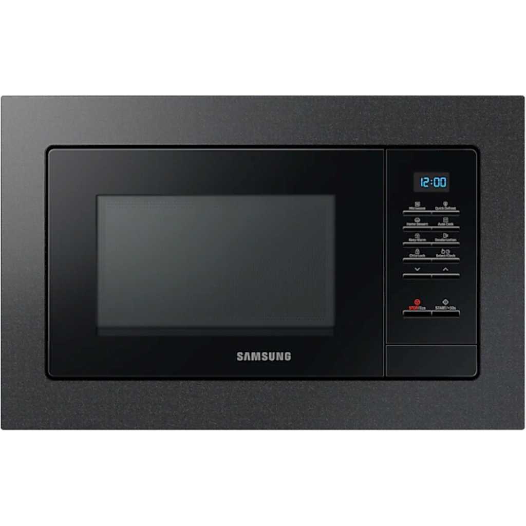 Samsung 23 Litres 60cm Built-in Microwave Oven MS23A7013AB/EO - Black