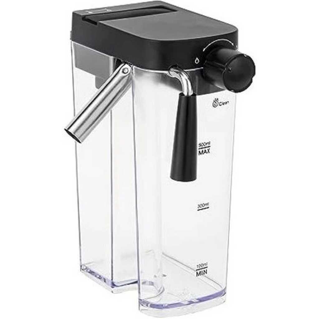 GEEPAS Espresso and Cappuccino Coffee Machine, Equipped with 20 Bar High Pressure Pump and Powerful Steam System, Makes Cappuccino, Lattes, Espresso, Macchiato, Mocha 1.5 L 1250 W GCM1215SA Silver/ Black