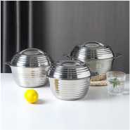 Large Capacity Food Thermo Container Casserole 4 Pcs 2L 3L 4L 5L Thermal Insulated Hot Pot Food Warmer Set