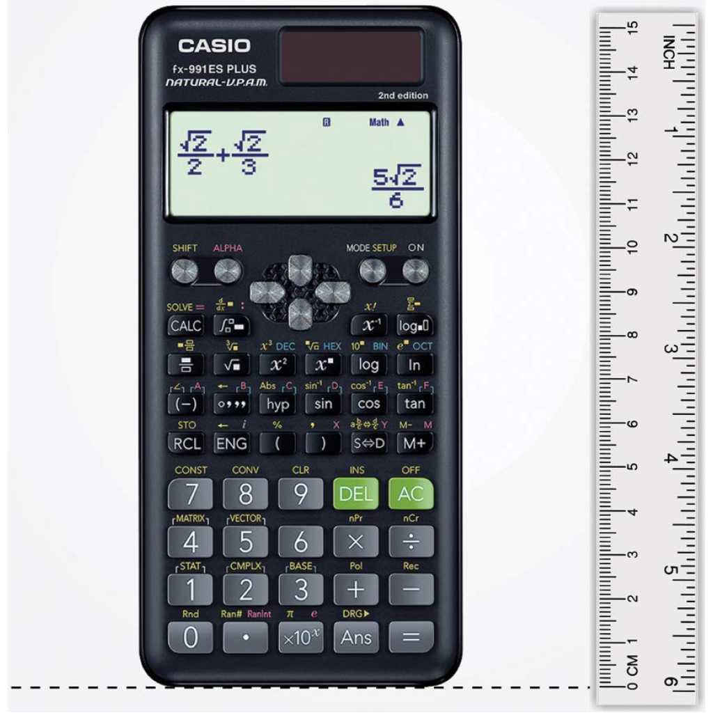 Casio FX-991ES Plus-2nd Edition Original Scientific Calculator, Black