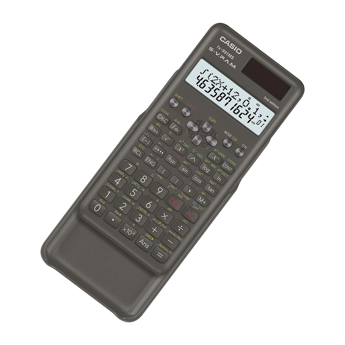Casio FX 991MS 2nd Gen Original Non Programmable Scientific Calculator 401 Functions and 2 line Display Black TilyExpress Uganda