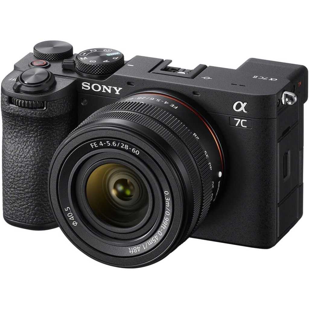 Sony Alpha 7C II Mirrorless Camera with 28-60mm Lens, F4-5.6, ILCE7CM2LBQAF1