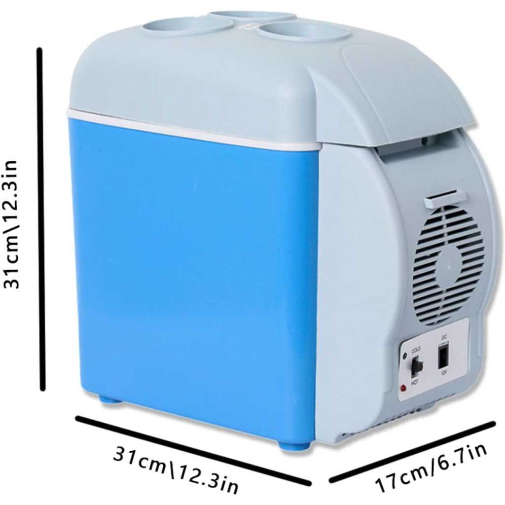 Portable Freezer For Car, 7.5L, Car 12v, Low Noise Mini Cooler, Car Fridge With Cooling And Heating Function Thermoelectric Cooler For Car