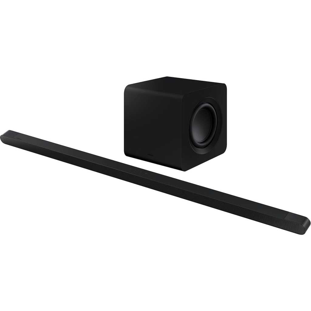 SAMSUNG HW-S800B 3.2.1ch Soundbar w/ Wireless Dolby Atmos DTS Virtual:X, Ultra Slim Design, Q Symphony, SpaceFit Sound, Airplay 2, Game Pro Mode, Alexa Built-In (Newest Model),Black