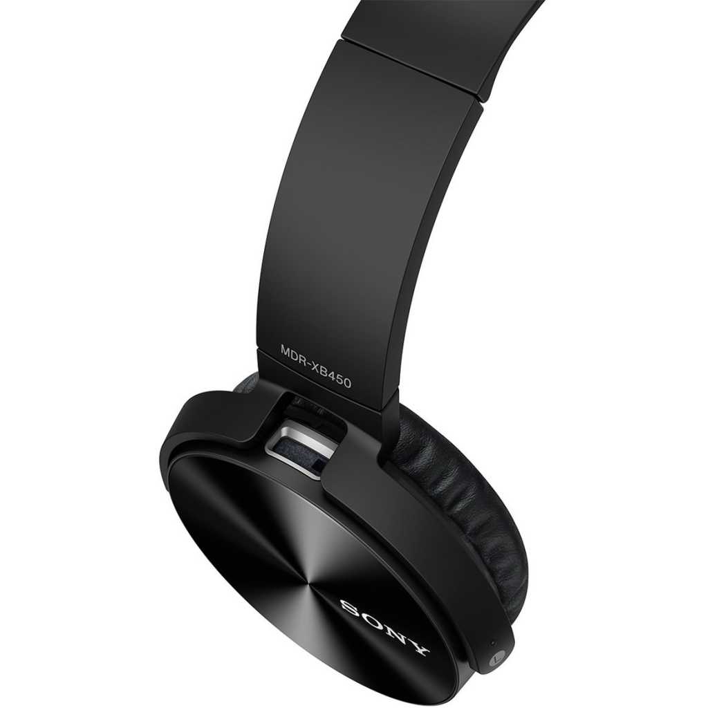 Sony MDR-XB450 On-Ear EXTRA BASS Headphones With Mic (Black)