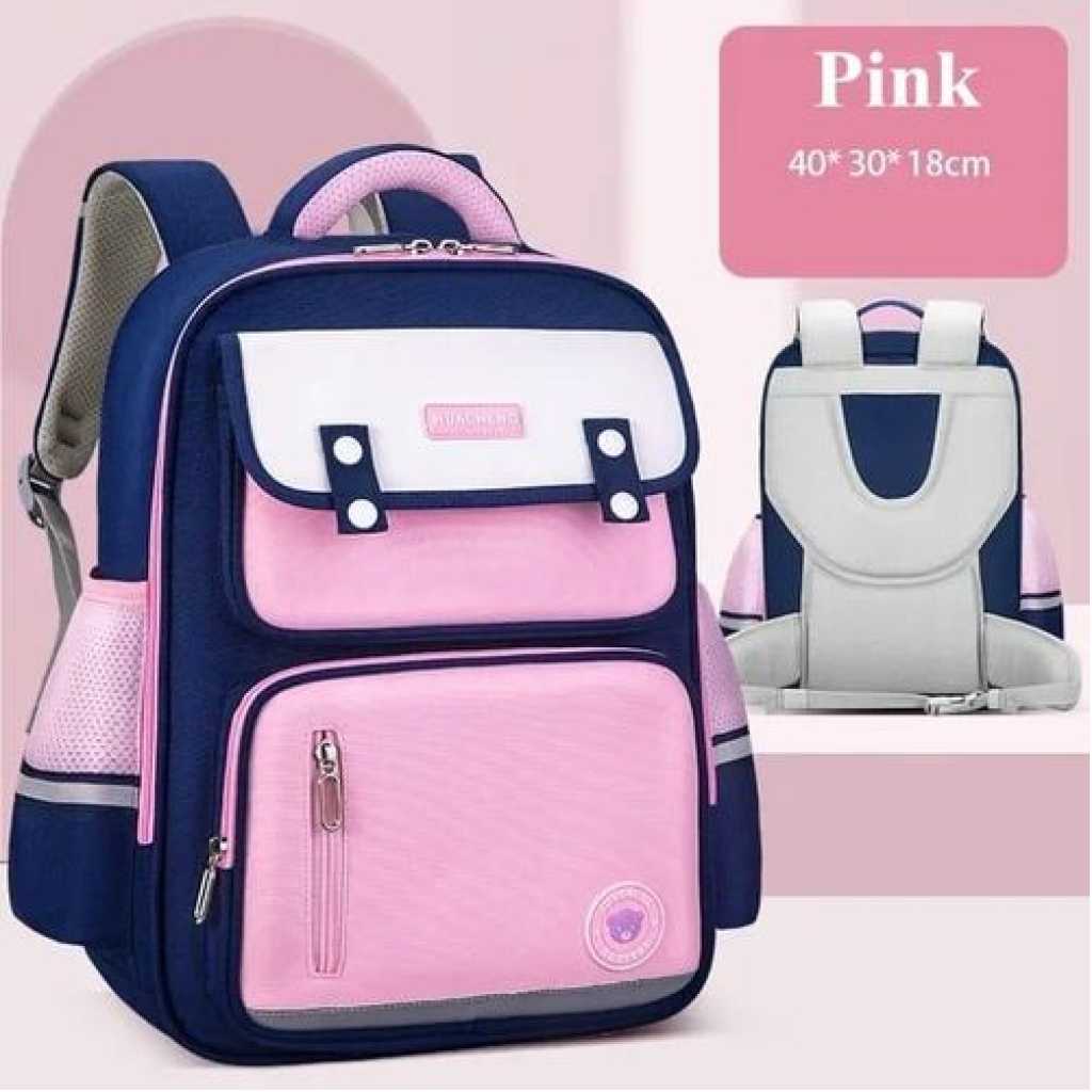 Primary School Children Bag Kids Back Care British Style 1-6 Grade Student Backpack Boys Girls Large Capacity Books MochilaSpine Care Shoulder Bag