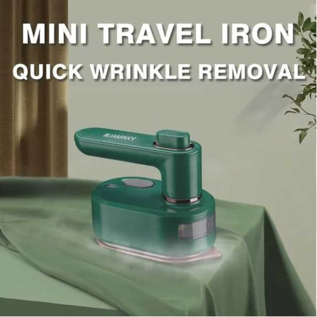 Jamaky Mini Travel Dry And Wet Iron 180C -Green.