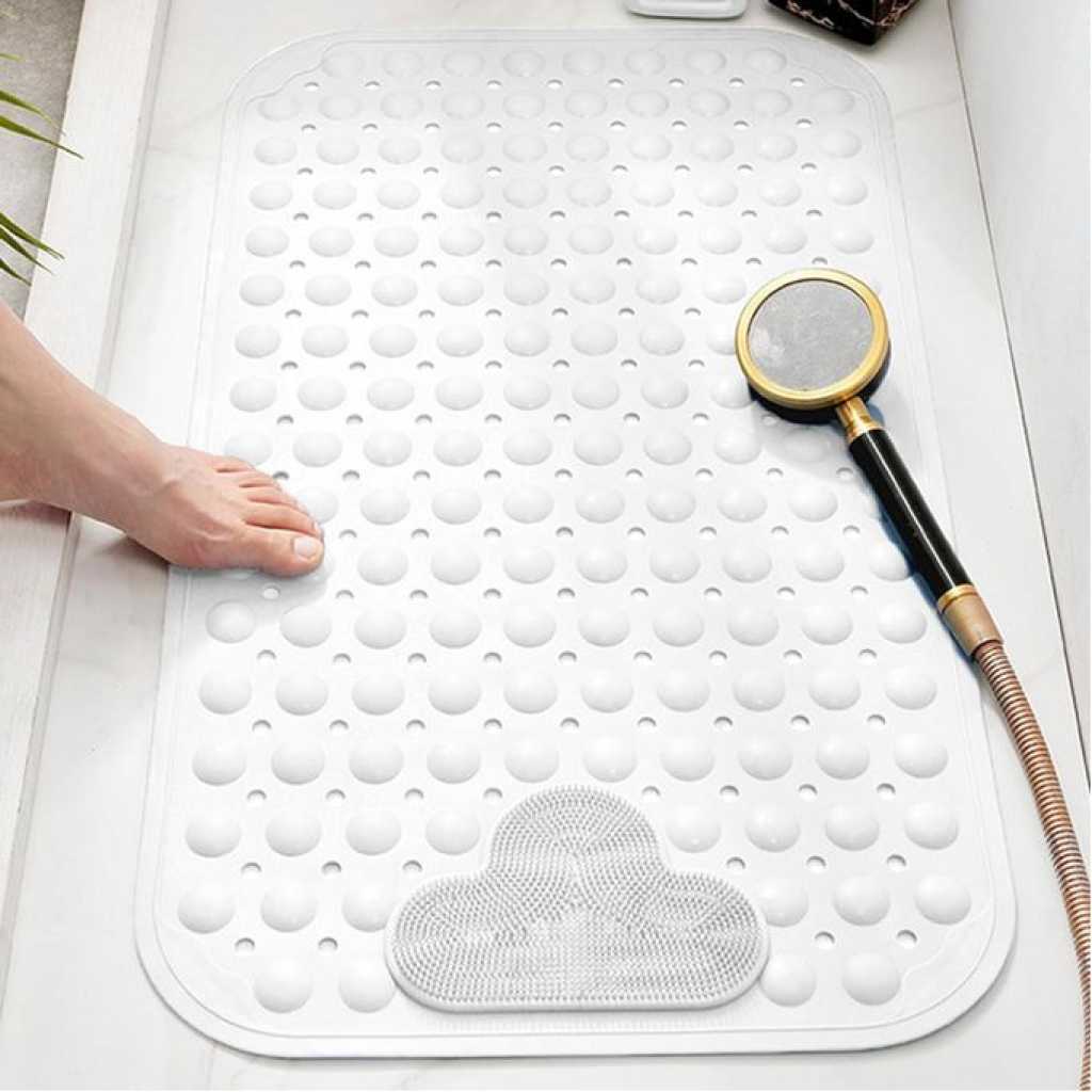 Non Slip Bath Mats For Inside Bath, Bath Mats For Inside Shower, Rectangle Shower Mat Anti Slip,Sturdy Suction Cup Attaching,Comfortable For Feet, Nonslip For Stand Up Showers And Small Bathtubs -Multicolor