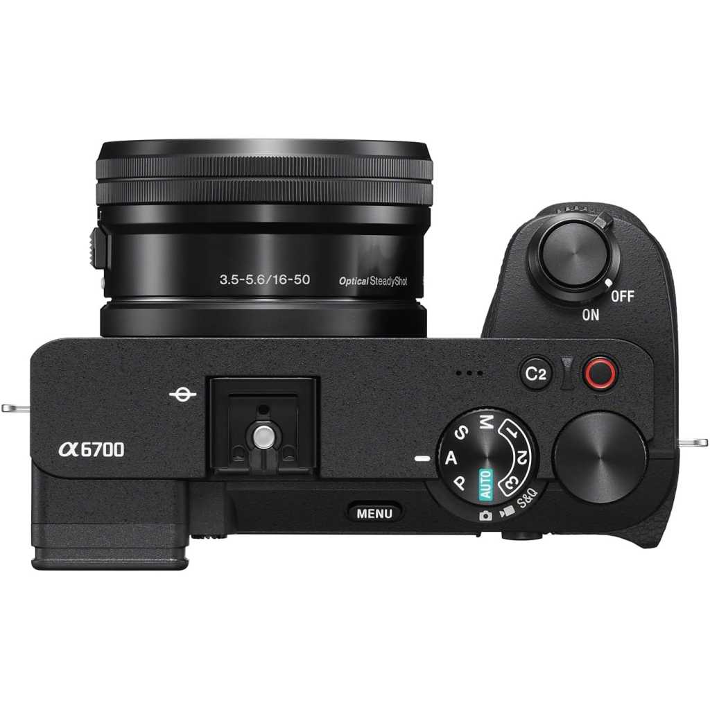 Sony Alpha 6700 – APS-C Interchangeable Lens Camera with 24.1 MP Sensor, 4K Video, AI-Based Subject Recognition, Log Shooting, LUT Handling and Vlog Friendly Functions and 18-135mm Zoom Lens