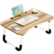 Foldable Computer Laptop Stand Bed Table Lap Desk Stand,Serving Tray Dining Table with Slot, Notebook Stand Holder, Bed Tray Laptop Desk With Cup Holder For Eating Breakfast,Working,Watching Movie on Bed/Couch/Sofa/Floor