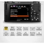 Sony Alpha ZV-E10L 24.2 Mega Pixel Interchangeable-Lens Mirrorless vlogging Optical zoom Camera with 16-50mm Lens,for Creators(APS-C Sensor,Advanced Autofocus,Clear Audio,4K Movie Recording)-Black