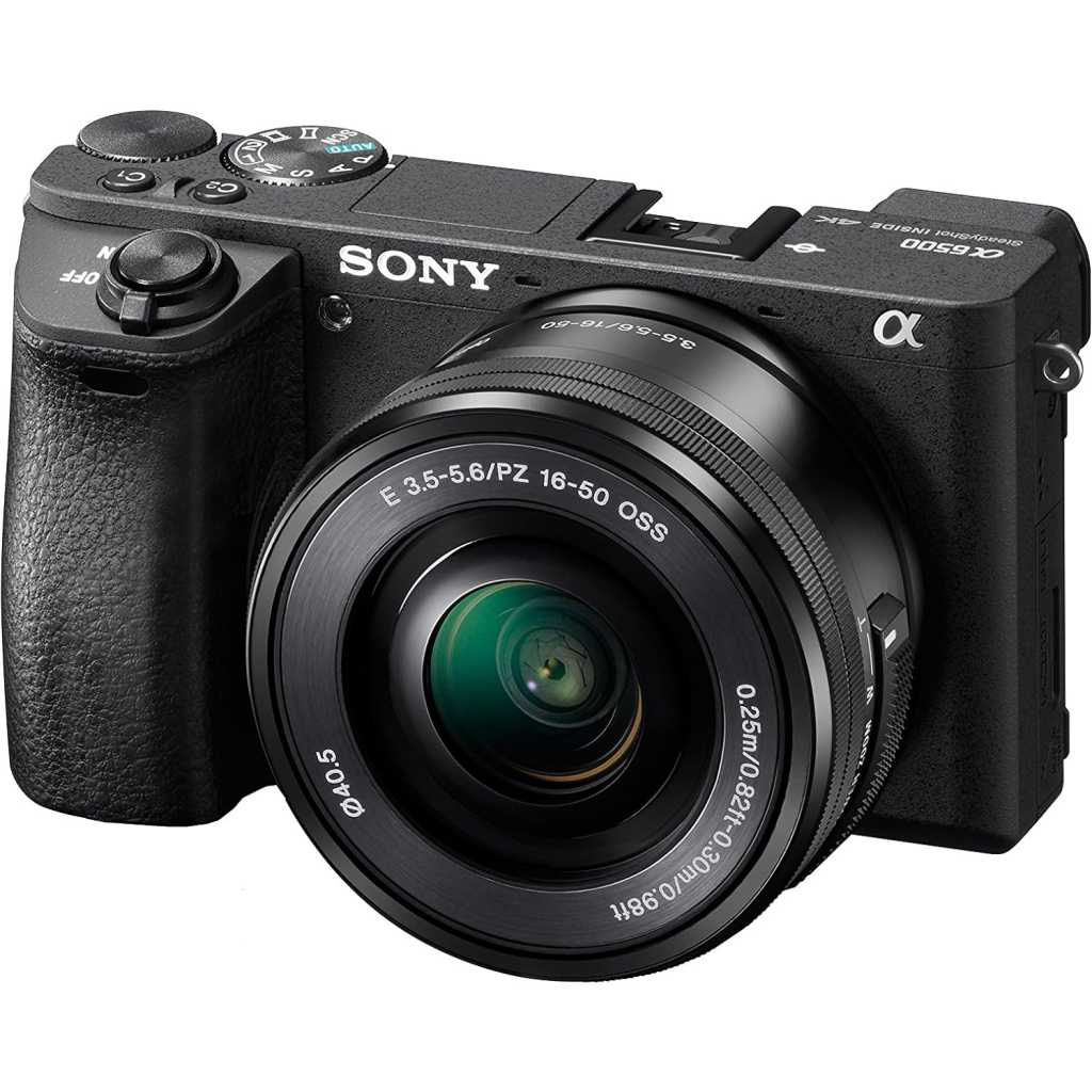 Sony Alpha a6500 Mirrorless Digital Camera, ILCE6400L With EP Z 16-50mm F3.5-5.6 OSS