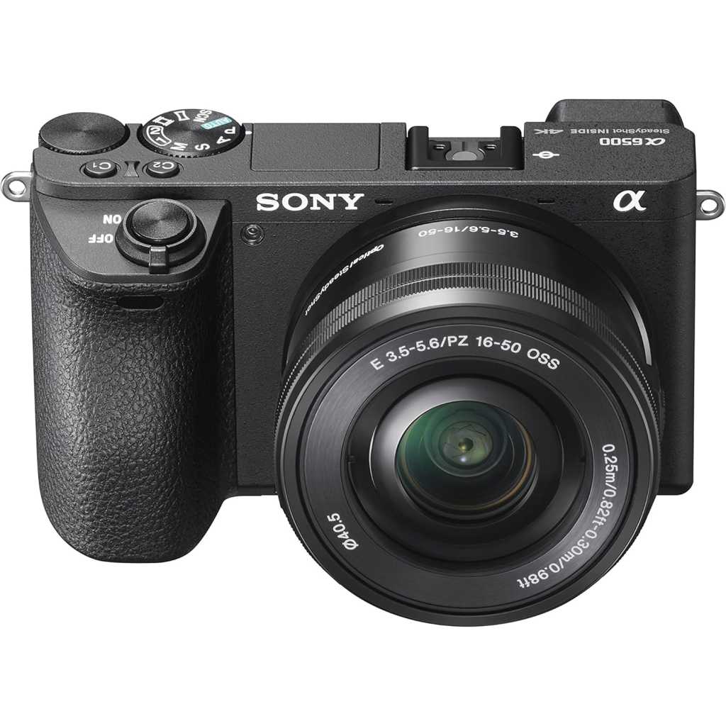 Sony Alpha a6500 Mirrorless Digital Camera, ILCE6400L With EP Z 16-50mm F3.5-5.6 OSS