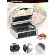 Single Commercial Sandwich Grill Maker