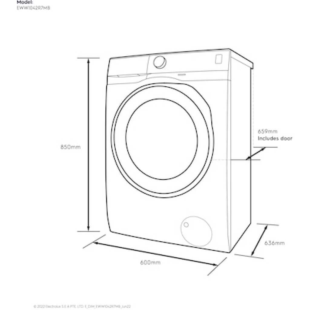 Electrolux 10/7 KG Washer Dryer EWW1042R7MB, 1400 RPM, Eco Inverter Motor, Fully Automatic Front Load Combo Washing & Drying Machine, 15 Programs - UltraMix/Delay Timer/SensiCare/Child Lock - Blue