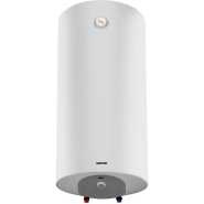 Geepas 100 - Liter Electric Water Heater 100 CVX - GSW61170/ Vertical Design, Instant Hot Water, For Bathroom, Shower, Faucet, Kitchen, Etc/ 15-75 Degree Celsius Temperature Range, Metal Body And Italian Powder Coated Inner Tank/ G Mark And ESMA Certified/ White