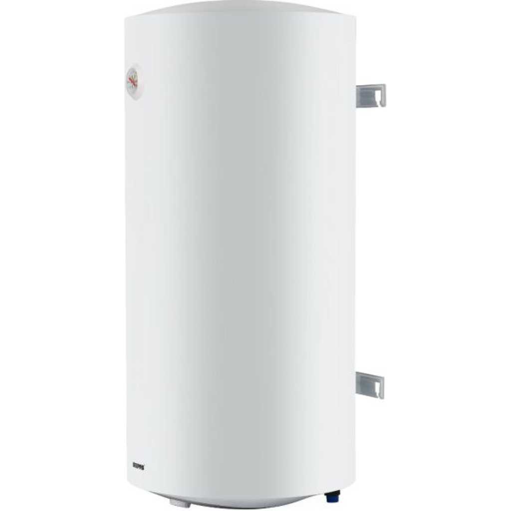 Geepas 100 - Liter Electric Instant Water Heater 100 CVX - GSW61170/ Vertical Design, Instant Hot Water, For Bathroom, Shower, Faucet, Kitchen, Etc/ 15-75 Degree Celsius Temperature Range, Metal Body And Italian Powder Coated Inner Tank/ G Mark And ESMA Certified/ White