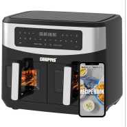 Geepas 9 L Dual Basket Digital Air Fryer- GAF37525UK