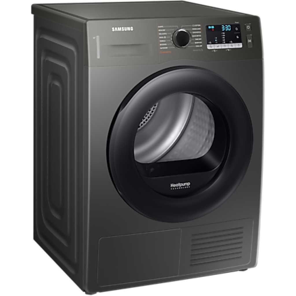 Samsung 9kg Tumble Dryer , Series 5 DV90TA040AX/EU with OptimalDry™, Heat Pump - Grey