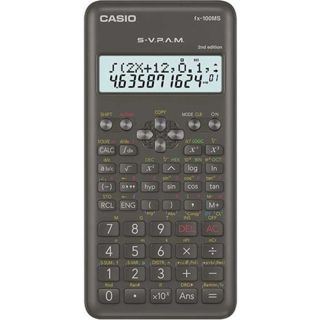 Casio fx-100 MS Calculator - Black