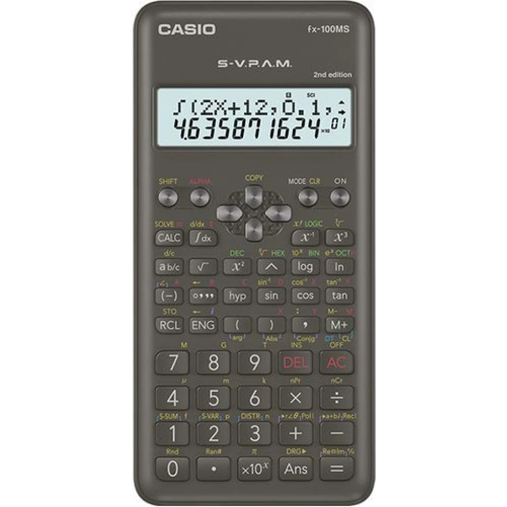 Casio fx-100 MS Calculator - Black