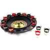 Spin Wheel Roulette Set with Ball Fun Game Set (2 Balls and 16 Glasses) Casino Style Drinking Party Game -Multicolor