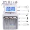 Hydrogen Oxygen Facial Machine, 7 in 1 Professional Diamond Microdermabrasion Machine Water Peeling Hydro Dermabrasion RF Scrubber Hydrafacial Machine- White