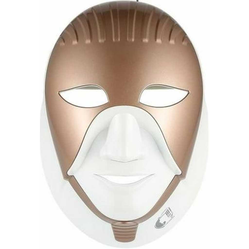 Beauty tool Rechargeable Beauty Face Mask LED Touch Skin Rejuvenation Beauty Apparatus Photon Facial Acne Treatment Mask Apparatus 7 Colors Light Therapy y Acne Treatment facial Skin Firming Lifting Beauty Device Profesional Smart Touch Mask- Multicolor