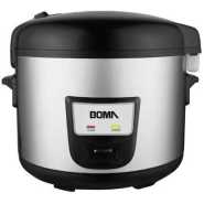 Boma 12 Litre Stainless Stee Rice Cooker Pot With Steamer Pan- Silver