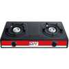 Digiwave Double Burner Gas Stove Stainless Steel - Black