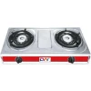 Digiwave Double Burner Gas Stove Stainless Steel - Silver