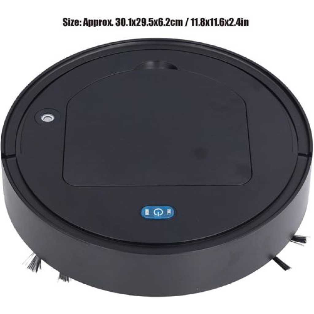 Robot Vacuum Cleaner, 3 in 1 Robot Vacuum and Mop Smart Intelligent Low Noise Robotic Vacuum Cleaner Multifunctional Remote Control Automatic SweeperMopping Machine for Pet Hair, Hard Floors, Carpets - Multicolor