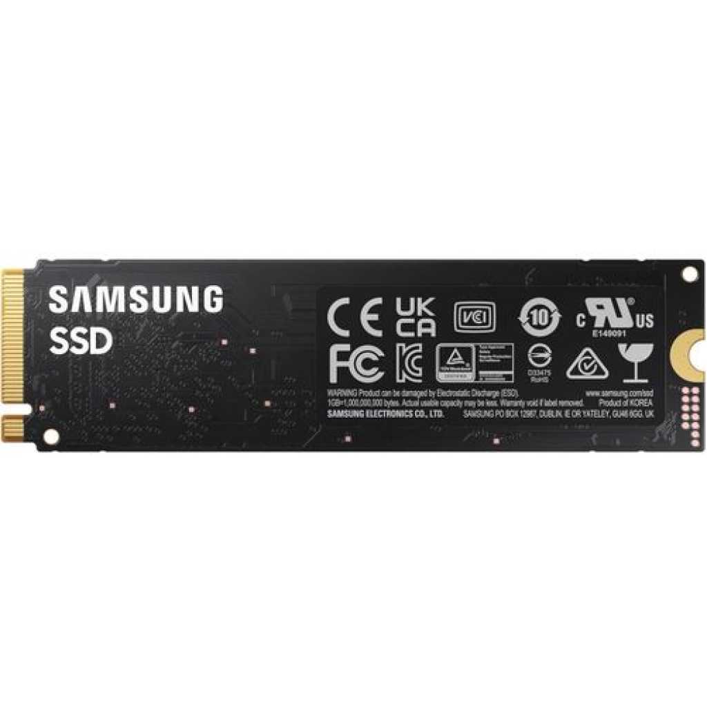 Samsung 980 SSD 1TB PCle 3.0x4, NVMe M.2 2280, Internal Solid State Drive, Storage for PC, Laptops, Gaming and More, HMB Technology, Intelligent Turbowrite, Speeds of up-to 3,500MB/s, MZ-V8V1T0B/AM - Black