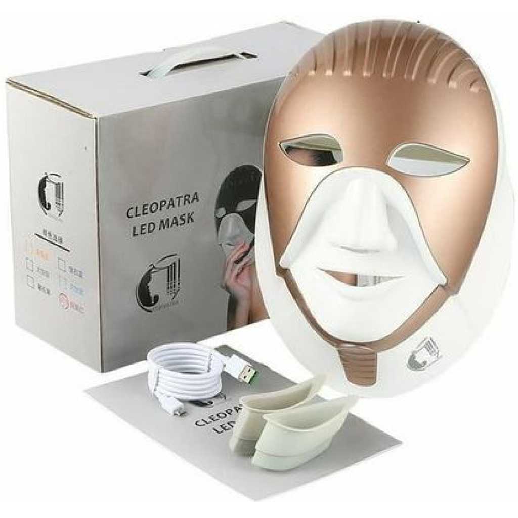 Beauty tool Rechargeable Beauty Face Mask LED Touch Skin Rejuvenation Beauty Apparatus Photon Facial Acne Treatment Mask Apparatus 7 Colors Light Therapy y Acne Treatment facial Skin Firming Lifting Beauty Device Profesional Smart Touch Mask- Multicolor