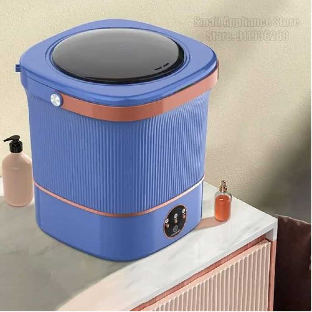 Boma Mini Portable 12L washing machines IPX4 waterproof automatic waterproof Travel washing machine washing machine washer brassiere- Multicolor