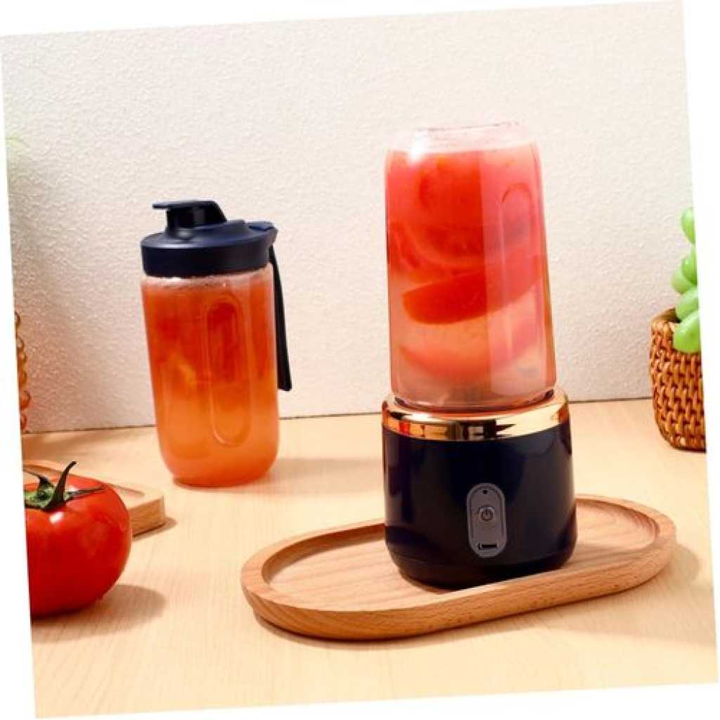 Electric Wireless Juice Maker Mini Portable Cordless Juicer Cup Rechargeable Blender- Multicolor