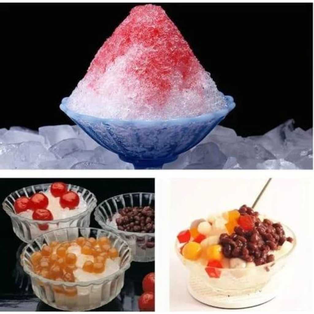 Shaved Ice Machine Snow Cone Machine Ice Crusher with Stainless Steel Blade Kitchen Electric for Shaved Ice and Snow Cone- Multicolor