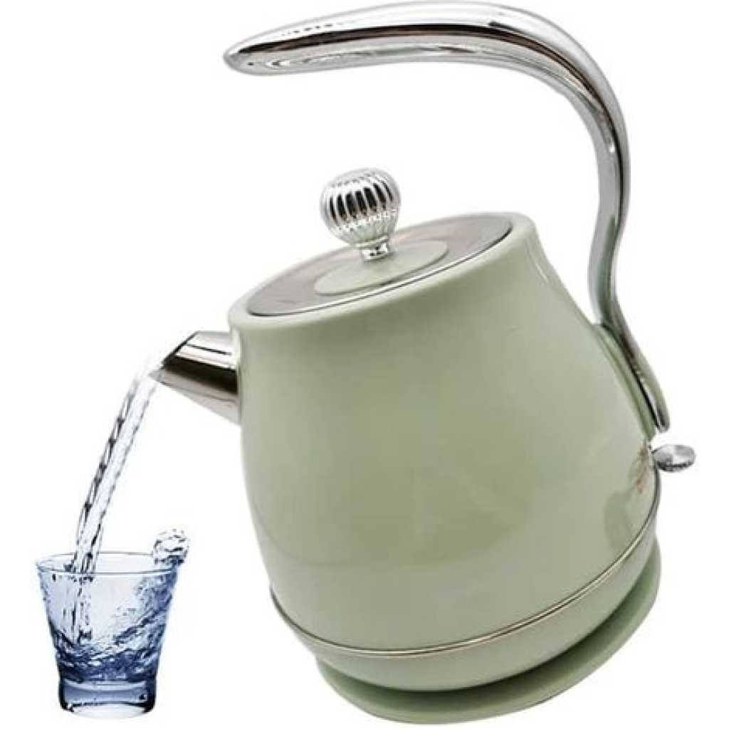 Boma 1.7L Rectro Electric Heat Kettle Automatic Power-Off Water Boiling Pot- Multicolor