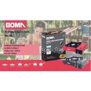 Boma Camping Stove with Carrying Case Portable Propane or Butane Stove Dual Fuel Gas Stove Automatic Ignition Indoor Outdoor Cooking Camp Stove for Picnics Hiking Fishing BBQ - Multicolor