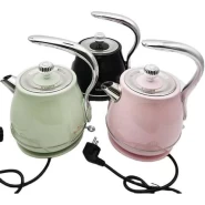 Boma 1.7L Rectro Electric Heat Kettle Automatic Power-Off Water Boiling Pot- Multicolor