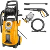 INGCO High Pressure Car Washer, Patented High Pressure Washer HPWR28008, 2800W |100% Pure Copper Motor|Pressure-180 Bar, Max Flow-438 l/h, Working Radius +11 m