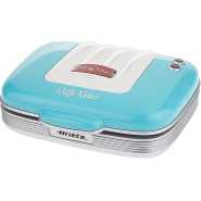 Ariete 1973 Waffle Maker, Electric Plate For Waffles, 700 W, Non-Stick Plates, (Blue)