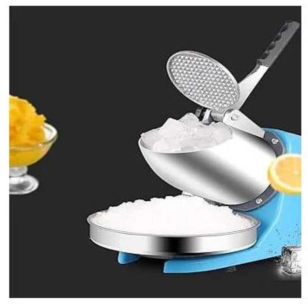 Shaved Ice Machine Snow Cone Machine Ice Crusher with Stainless Steel Blade Kitchen Electric for Shaved Ice and Snow Cone- Multicolor