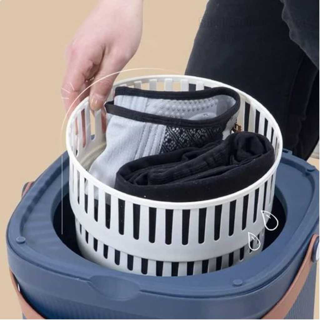 Boma Mini Portable 12L washing machines IPX4 waterproof automatic waterproof Travel washing machine washing machine washer brassiere- Multicolor