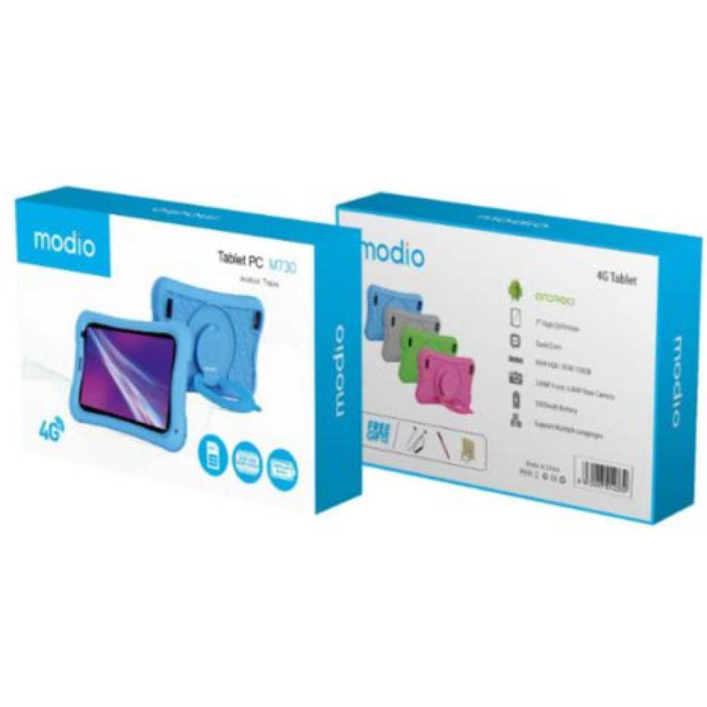 Modio M730 4GB 6GB 256GB Kids Android Tablet- Multicolor.