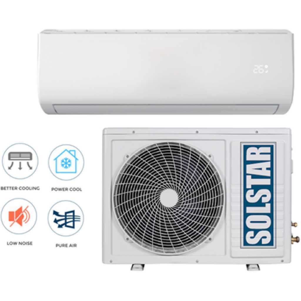Solstar 12000 BTU Wall Split Air Conditioner, R410a – ASI/ASU12TG-AS